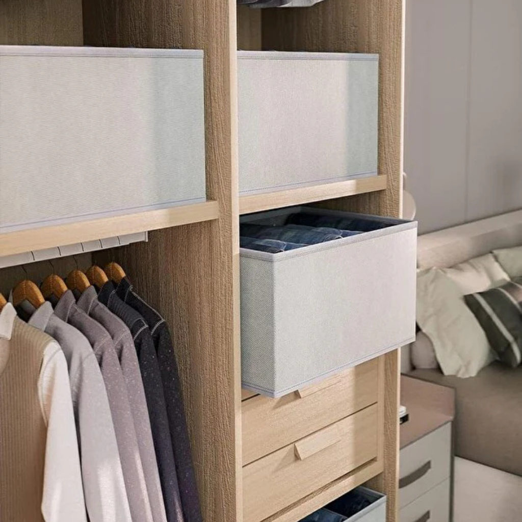 TidyNest™ Premium Drawer Organizer Set – Modular Storage for Closet & Bedroom