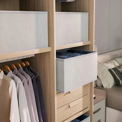 TidyNest™ Premium Drawer Organizer Set – Modular Storage for Closet & Bedroom